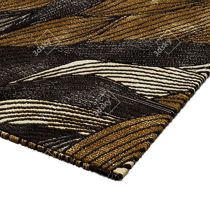 Stylish Interior Rugs 3D model image 2