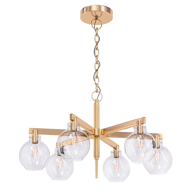 Soul Luxe Modern Chandelier 3D model image 1