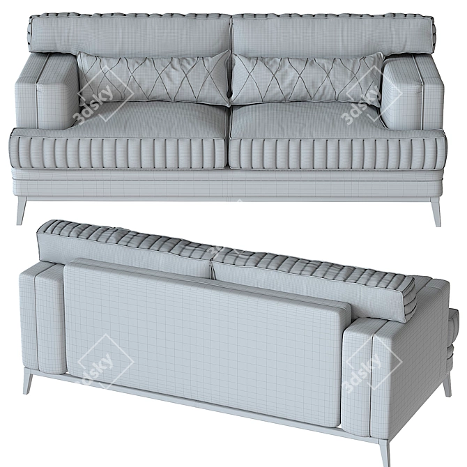 Modern Comfort: Dali Sofa by Mdehouse 3D model image 4