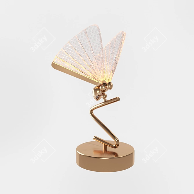 Amelis Art Deco Table Lamp 3D model image 1