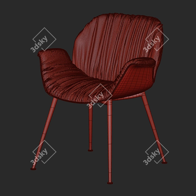 Stylish Globewest Chair 3D model image 2