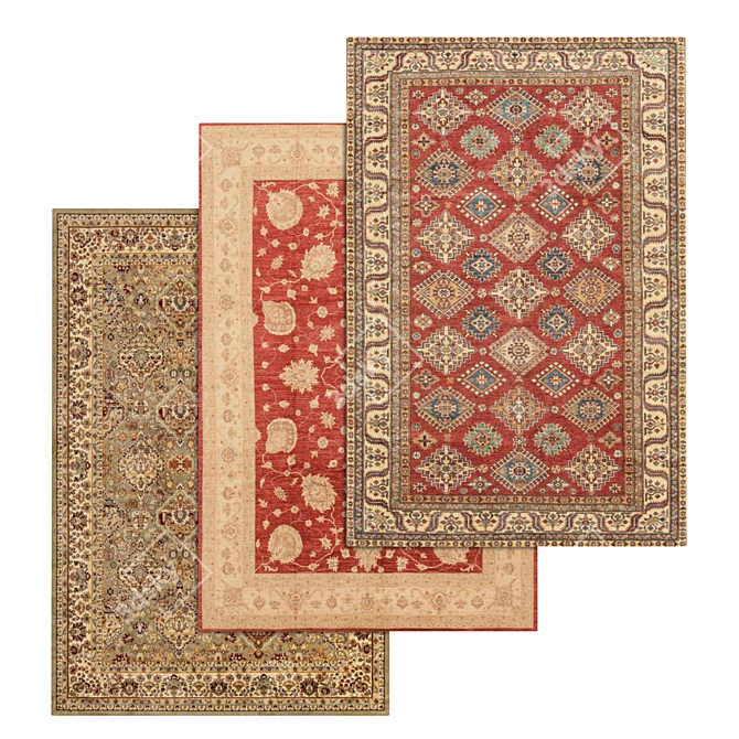 Luxury Carpet Set 3D model image 1