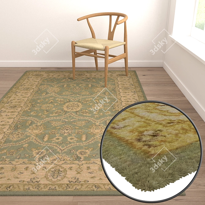 Premium Carpets Collection 3D model image 5