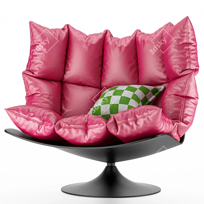 Premium Cushion Chair 3D model image 5