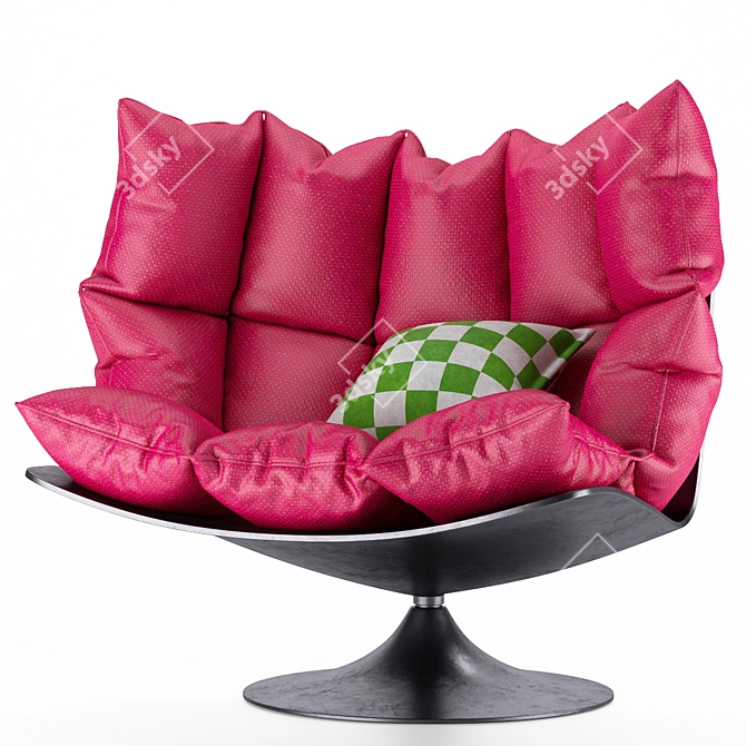 Premium Cushion Chair 3D model image 9