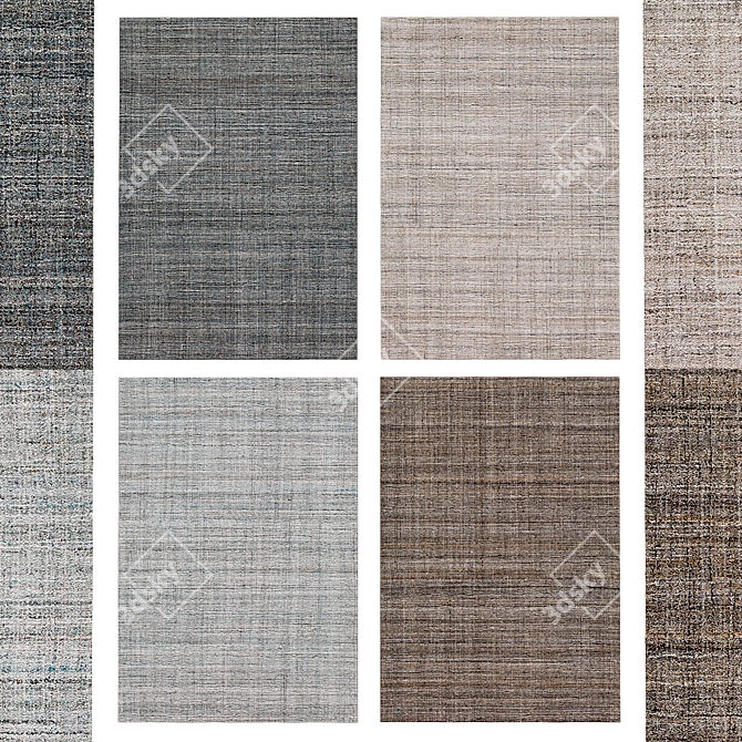 Elegant Rug Collection | No. 055 3D model image 1