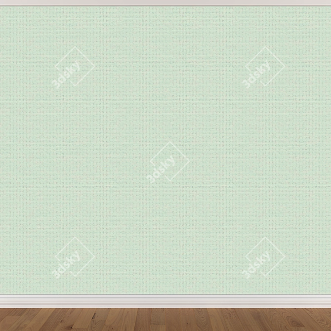 Seamless Wallpaper Set - 3 Colors 3D model image 4