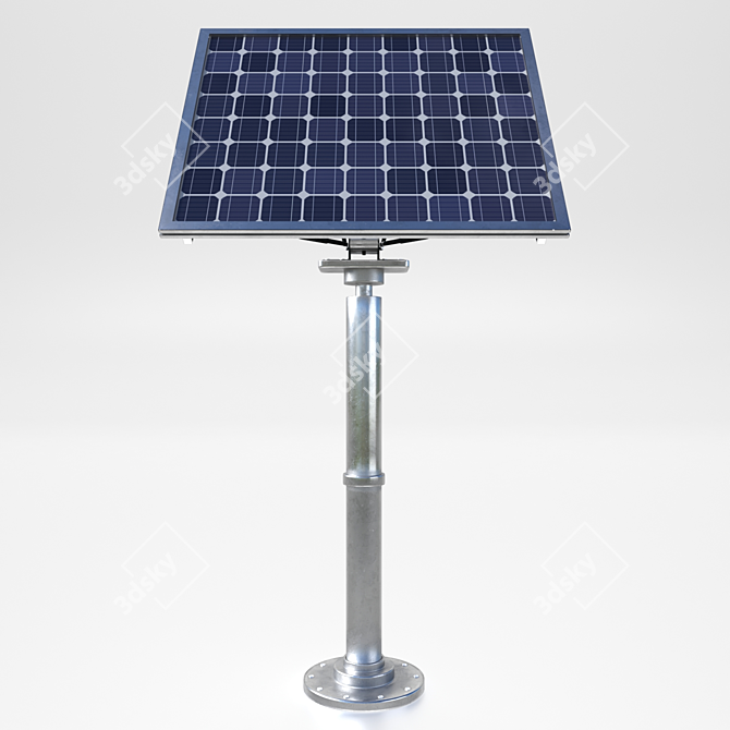 EcoSolar Panels: High-Quality Clean Energy 3D model image 4