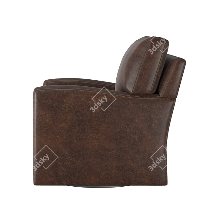 Arudin 628 Swivel Chair - Ergonomic and Stylish 3D model image 4