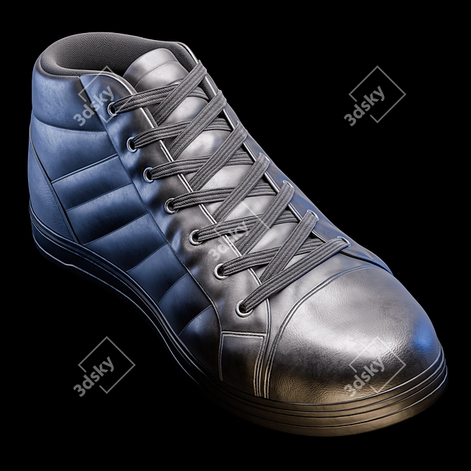 Realistic 3D Shoe Model 3D model image 1