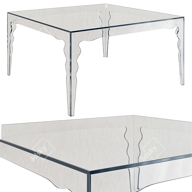 Elegant JABOT Table 3D model image 1