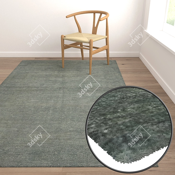 Versatile High-Quality Carpet Set 3D model image 5