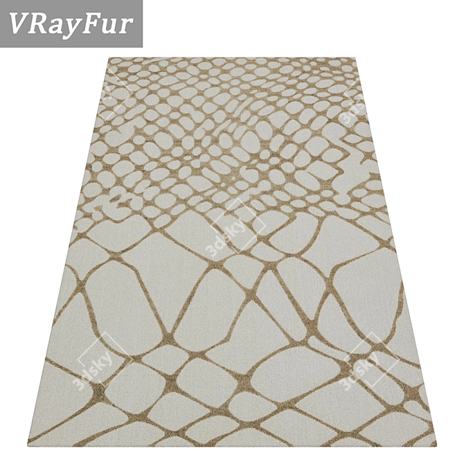 Luxury Carpets Set 1893 3D model image 2