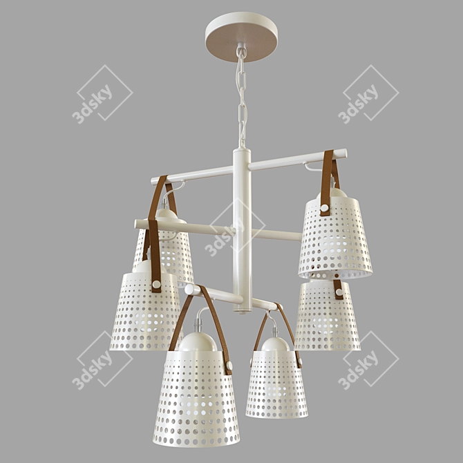 Elegant Lumion Renata Chandelier 3D model image 1