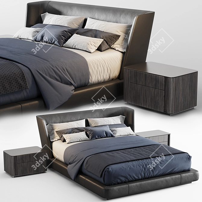 Reeves Anatomic Bed 3D model image 1