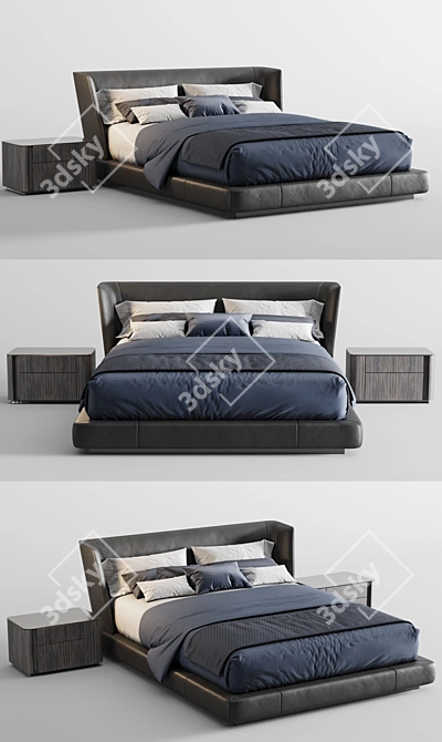 Reeves Anatomic Bed 3D model image 3