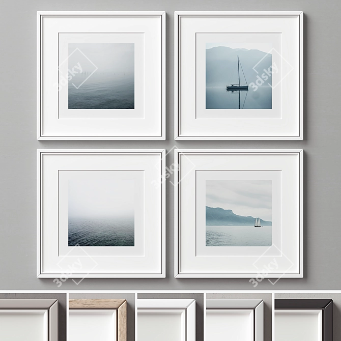 Versatile Picture Frame Set - 204 3D model image 1