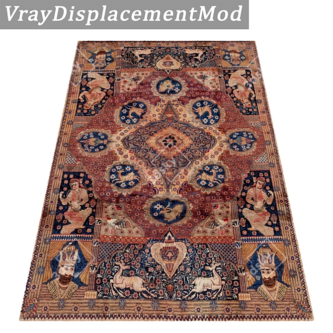 Versatile High-Quality Carpets Set 3D model image 3