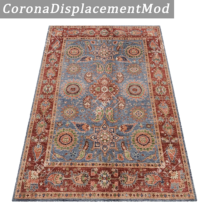 Versatile High-Quality Carpets Set 3D model image 4