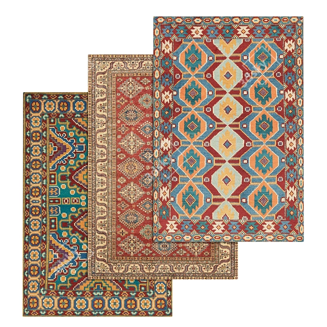 Title: Luxury Carpets Set 1897

Description:
- Set consists of 3 high-quality textured carpets.
- Suitable for close-up 3D model image 1