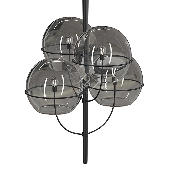 Sleek Lyndon Pendant Light 3D model image 2