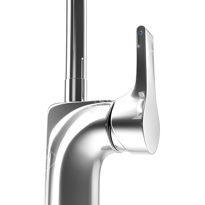 Kohler 10877D Single-Lever Sink Mixer 3D model image 2