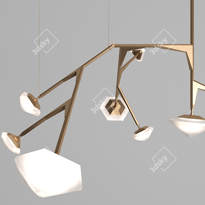 Gabriel Scott Myriad Long Pendant 3D model image 2