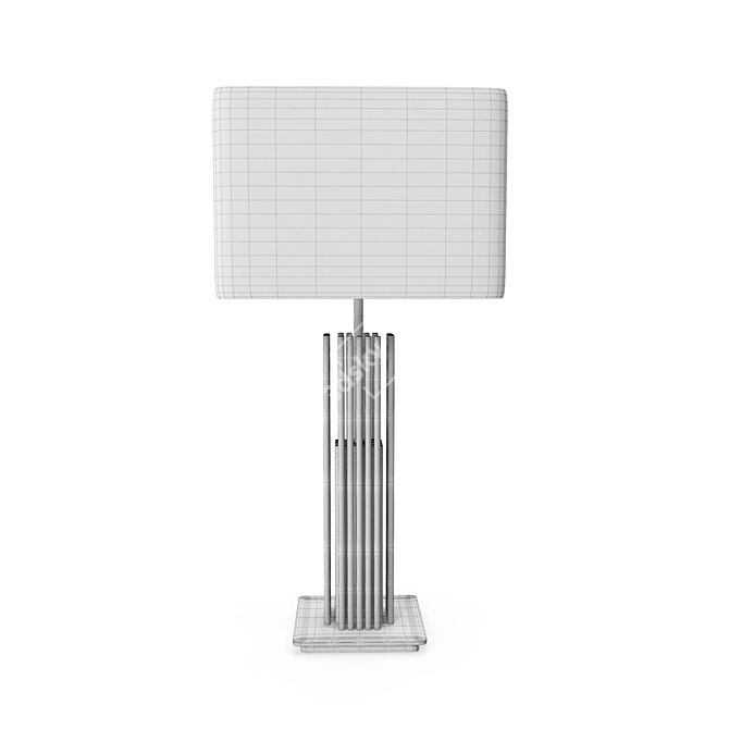 Elegant Stoa Table Lamp 3D model image 2