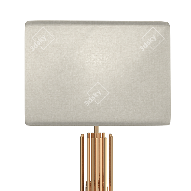 Elegant Stoa Table Lamp 3D model image 3