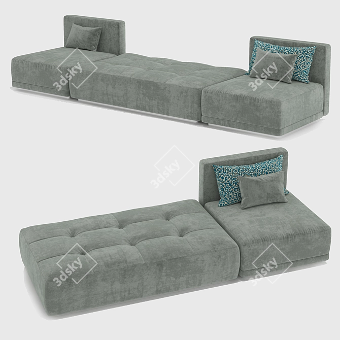 Modern Design Sofa 3D model image 1