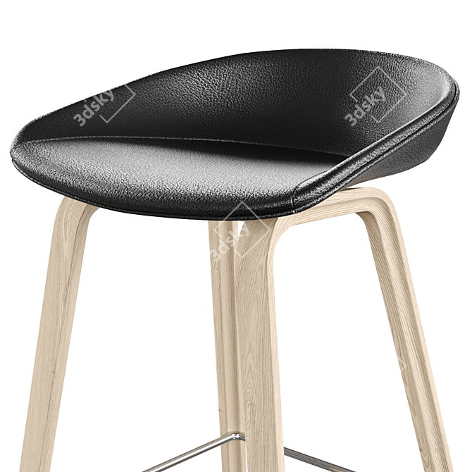 Hay AAS 33: Modern Interchangeable Barstool and Counter Stool 3D model image 3