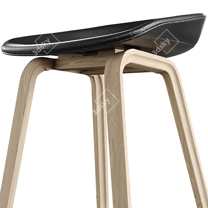 Hay AAS 33: Modern Interchangeable Barstool and Counter Stool 3D model image 4