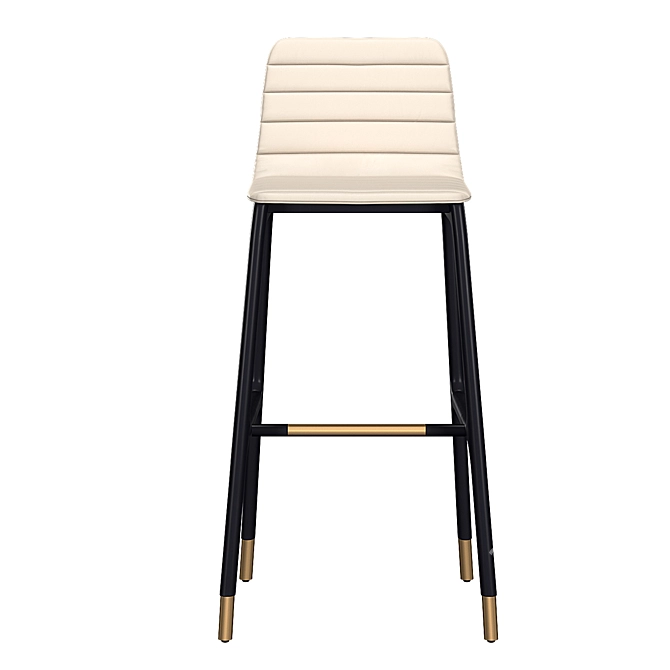 Elegant Italian Joyce Stool 3D model image 2