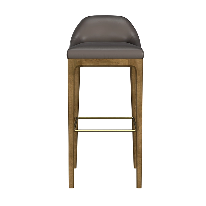 Elegant Bellagio Bar Stool 3D model image 2