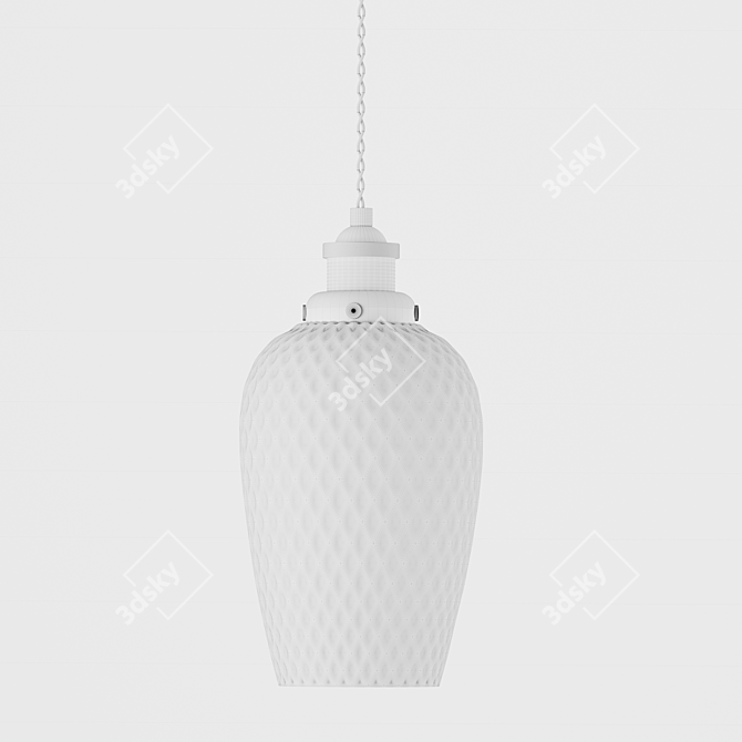 Elegant Paloma Pendant Light 3D model image 3