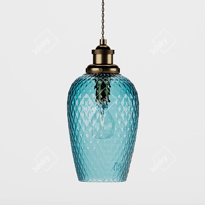 Elegant Paloma Pendant Light 3D model image 4