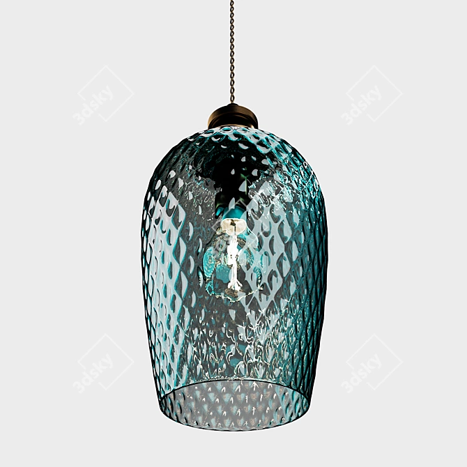 Elegant Paloma Pendant Light 3D model image 6