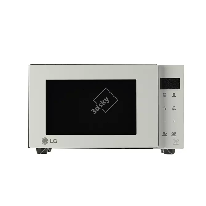 LG MW23R35GIH: Versatile Microwave Oven with Corona Render Integration 3D model image 3