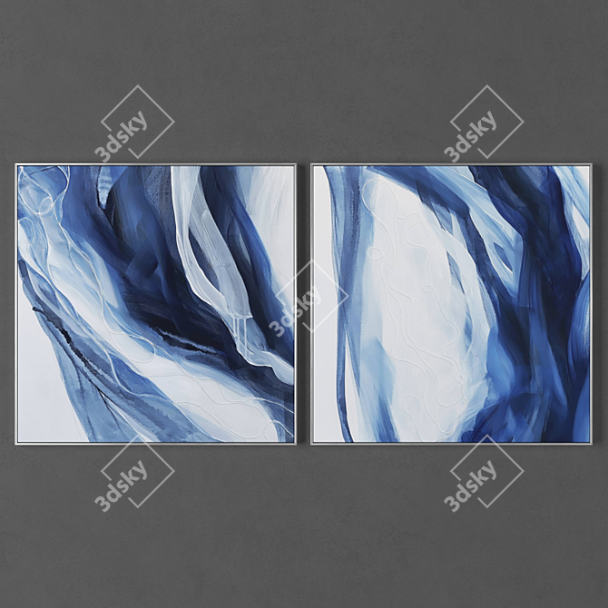 Abstract Frame Collection, 2 Sizes 3D model image 2