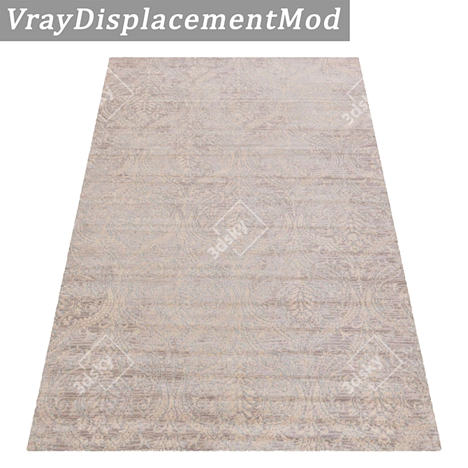 Luxuriously Textured Carpet Set 3D model image 3