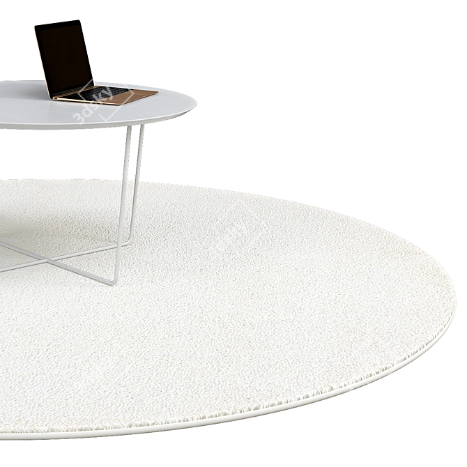 Elegant Circle Rugs | No. 094 3D model image 2