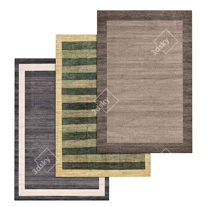 Luxury Carpet Set 3D model image 1