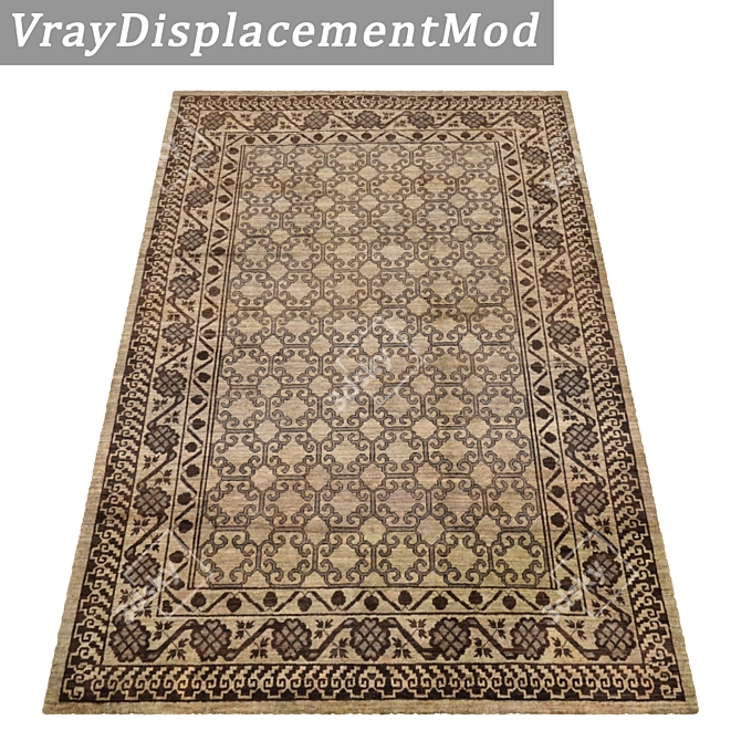 High-Quality Carpets Set 3D model image 3