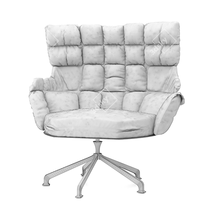 ErgoMax Recline Chair 3D model image 5