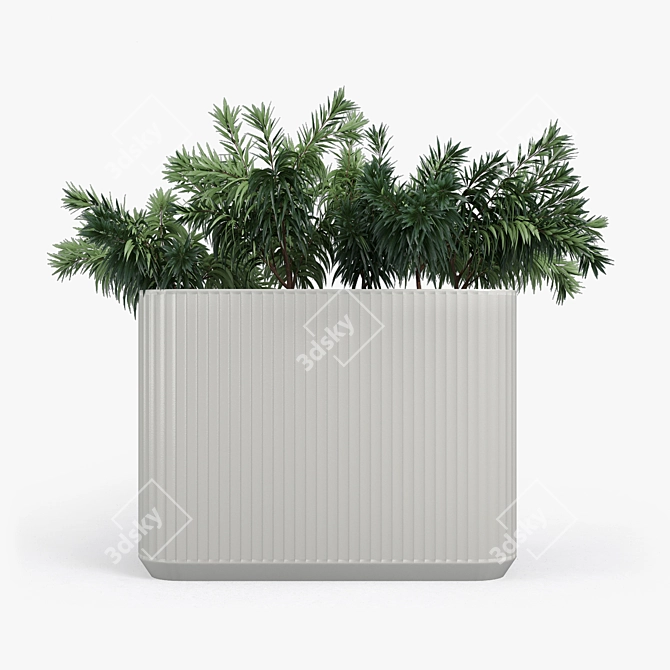 Nerium Urban Planter 3D model image 3