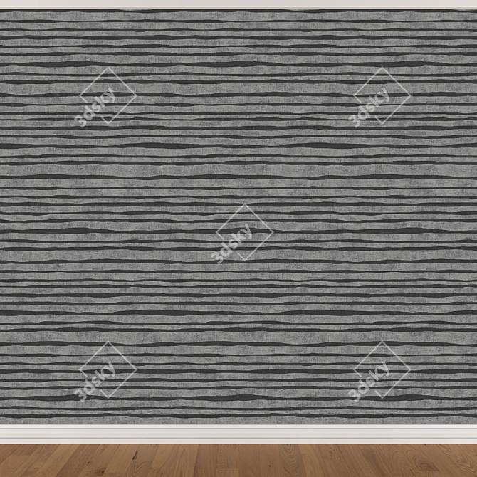 Seamless Wallpaper Set 1500 (3 Colors) 3D model image 3