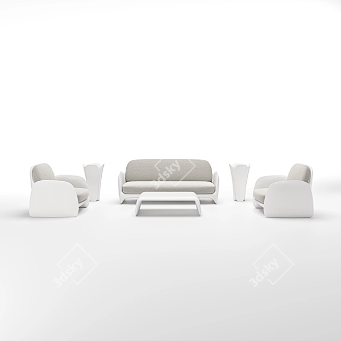 Revolutionary Vondom Sofa: Pazzetina 3D model image 3