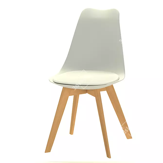 Jerry Soft PP 635 Chair - Stylish and Comfortable 3D model image 1
