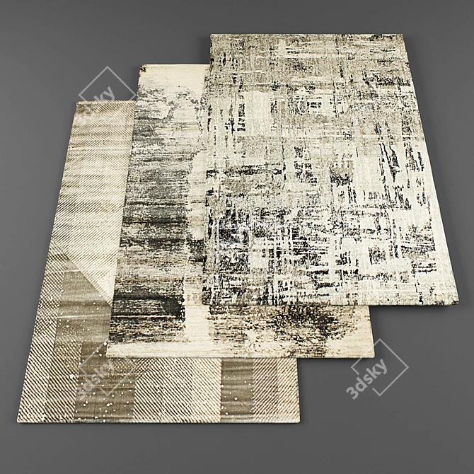  High-Resolution Carpet Set (5 Pieces) 3D model image 1