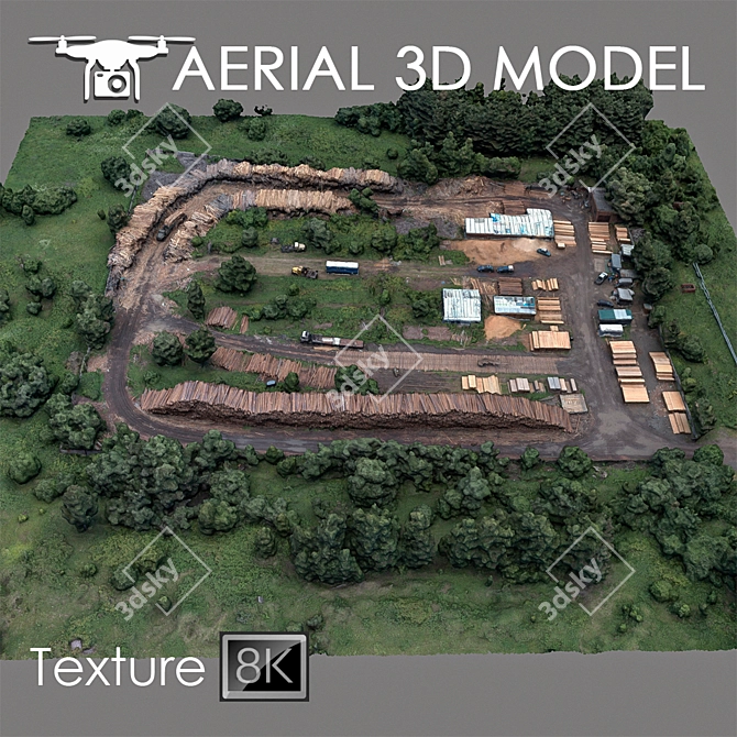 Quadrone Terrain Scan 3D model image 1